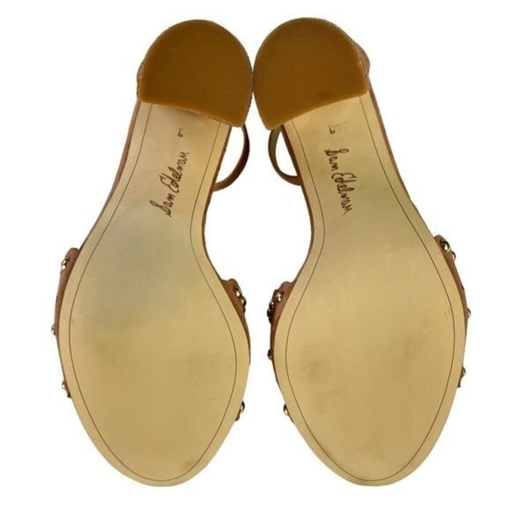 Sam Edelman Sandals Womens Size 9 Yaria Studded Suede Block Heels - Picture 10 of 12